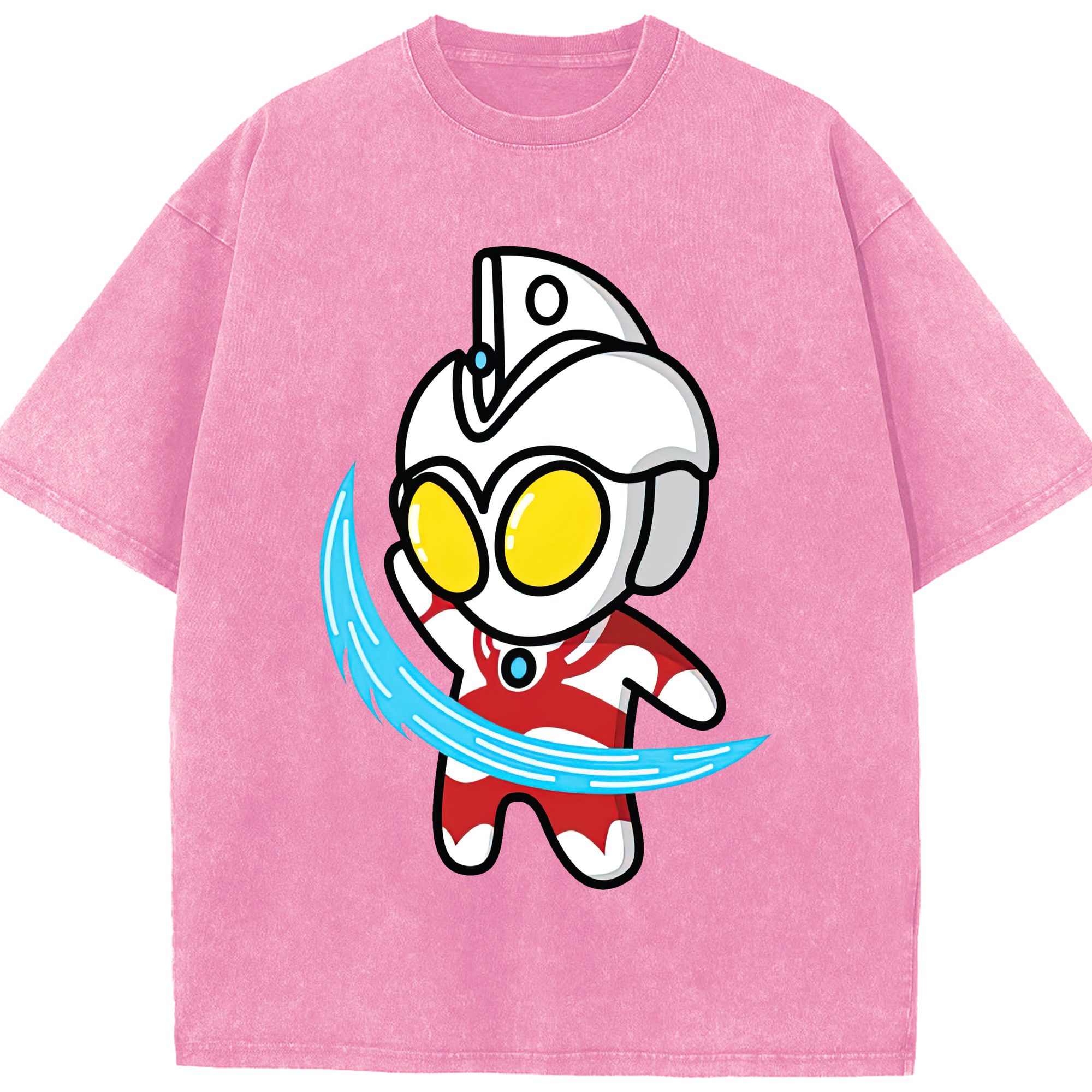 （画像用） ウルトラマン Ultraman 綿100% ヴィンテージ風 半袖Tシャツ（フロントプリント）